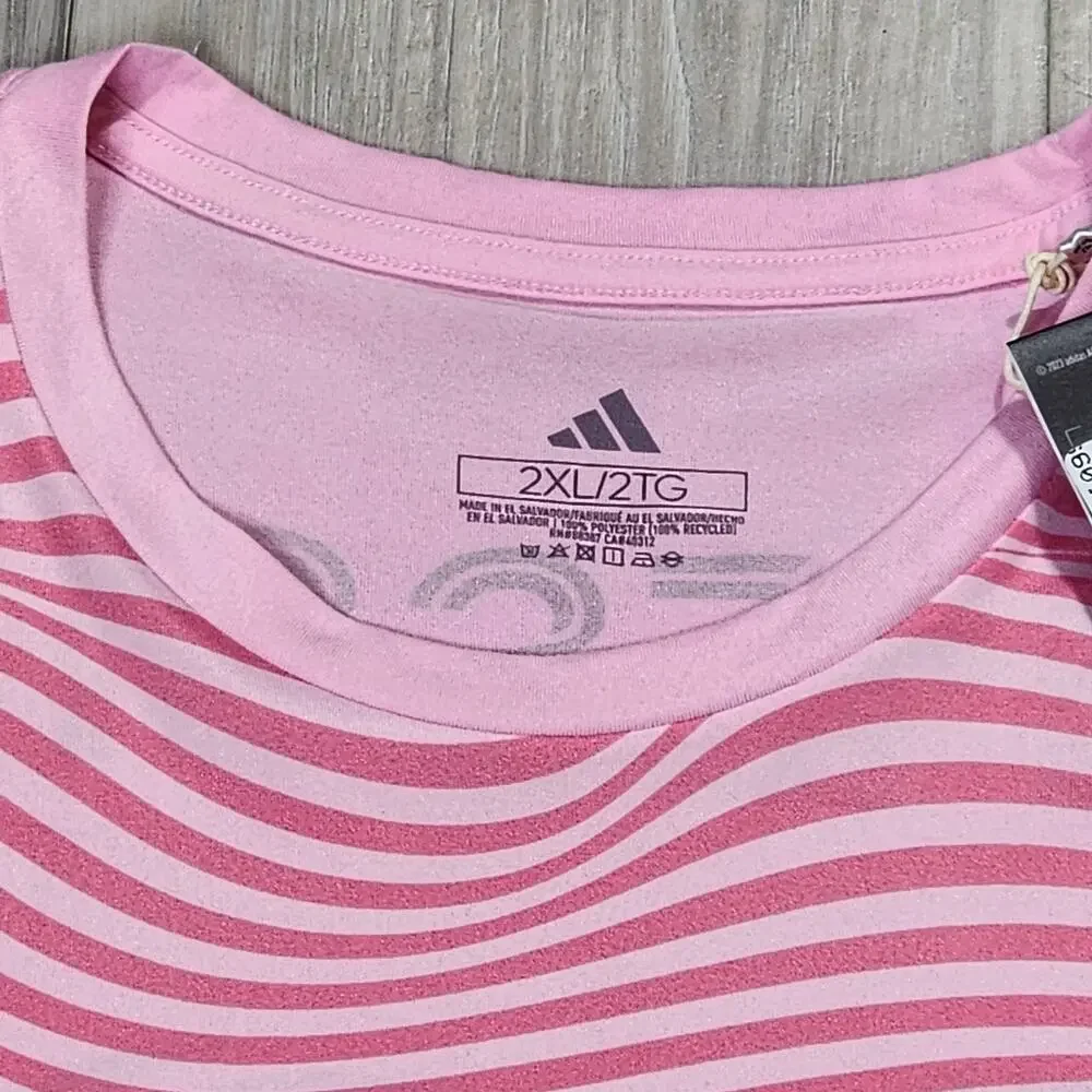 adidas T-Shirt Adult 2XL Inter Miami CF Lionel Messi #10 Pink New